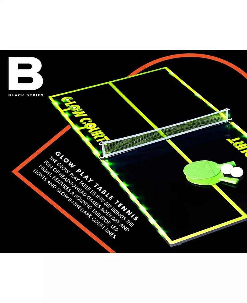 Black Series Glow-In-The-Dark 40" Table Tennis Set 3