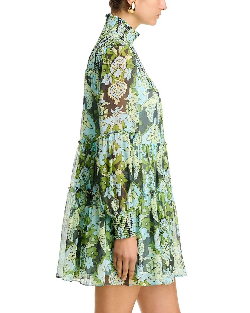 Cinq à Sept Damask Rika Paisley Smocked Tent Dress 5