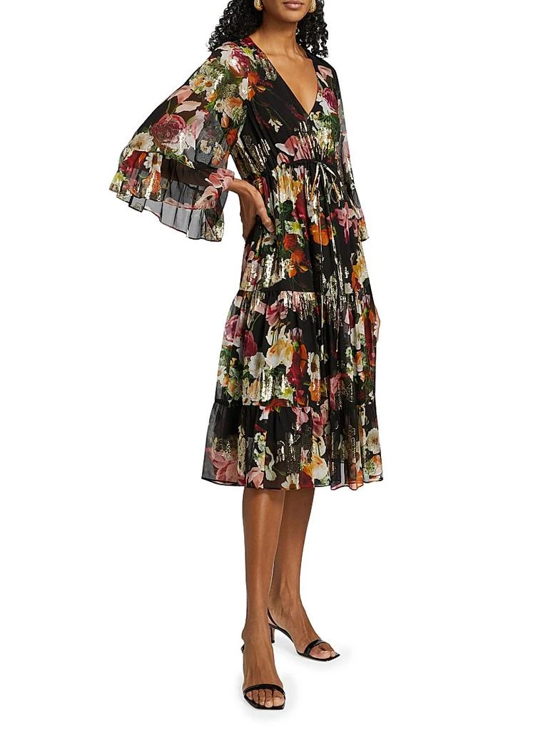 Kobi Halperin Limone Floral Silk-Blend dress 4