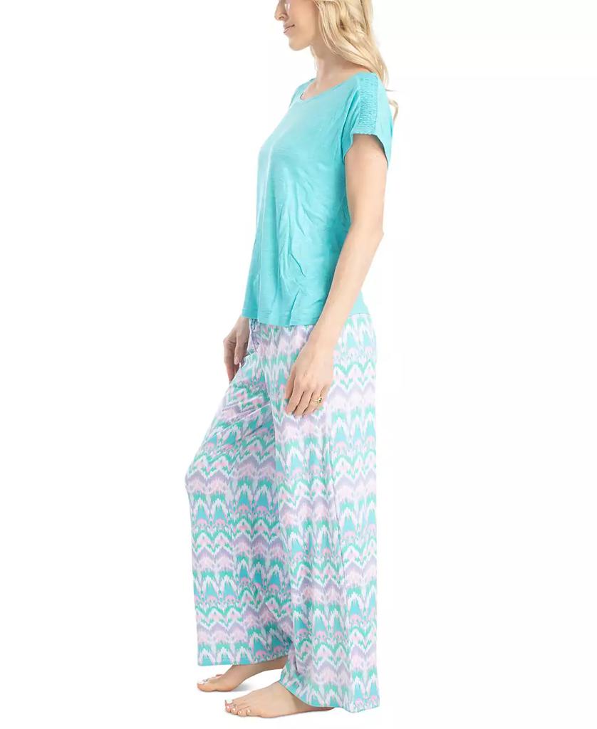 MUK LUKS Women's 2-Pc. Sunny Style Pajamas Set