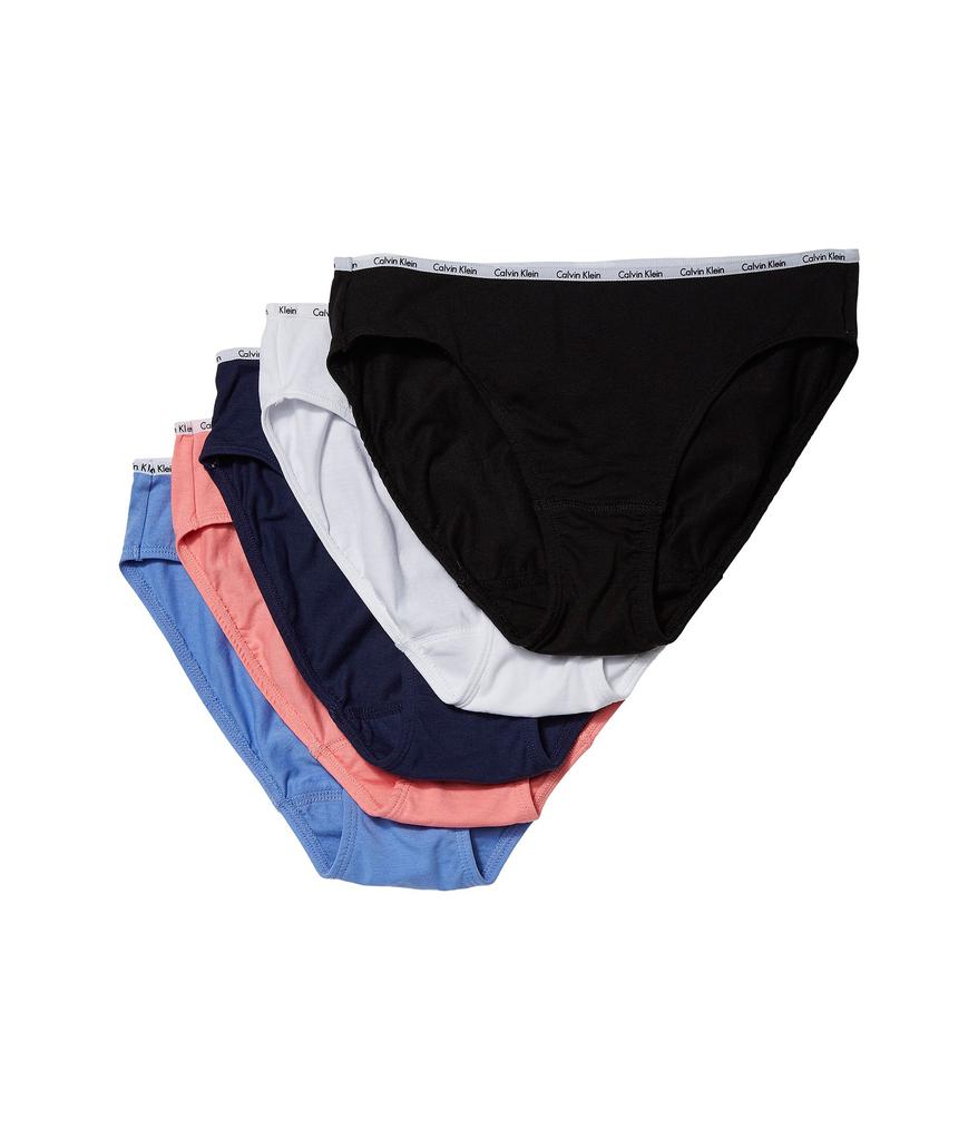 Calvin Klein 5-Pack Signature Cotton Bikini Bottoms