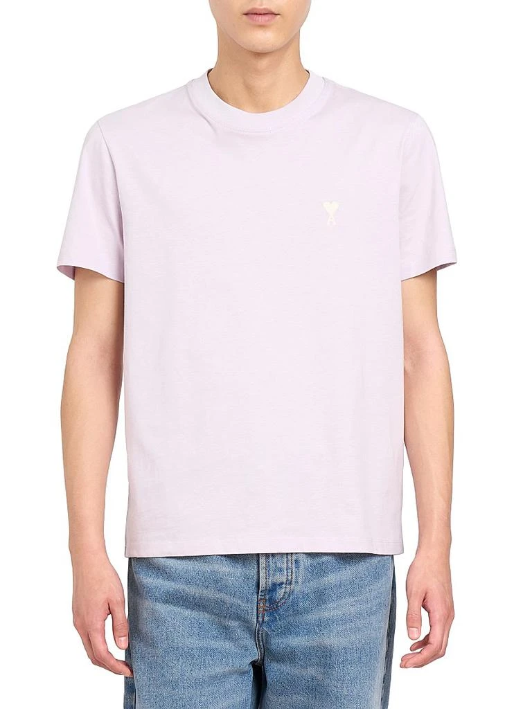 AMI ​ADC Logo-Embroidered T-Shirt 3