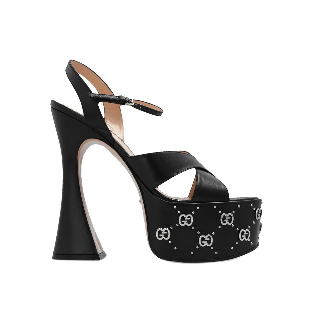 Gucci Gucci leather platform sandals
