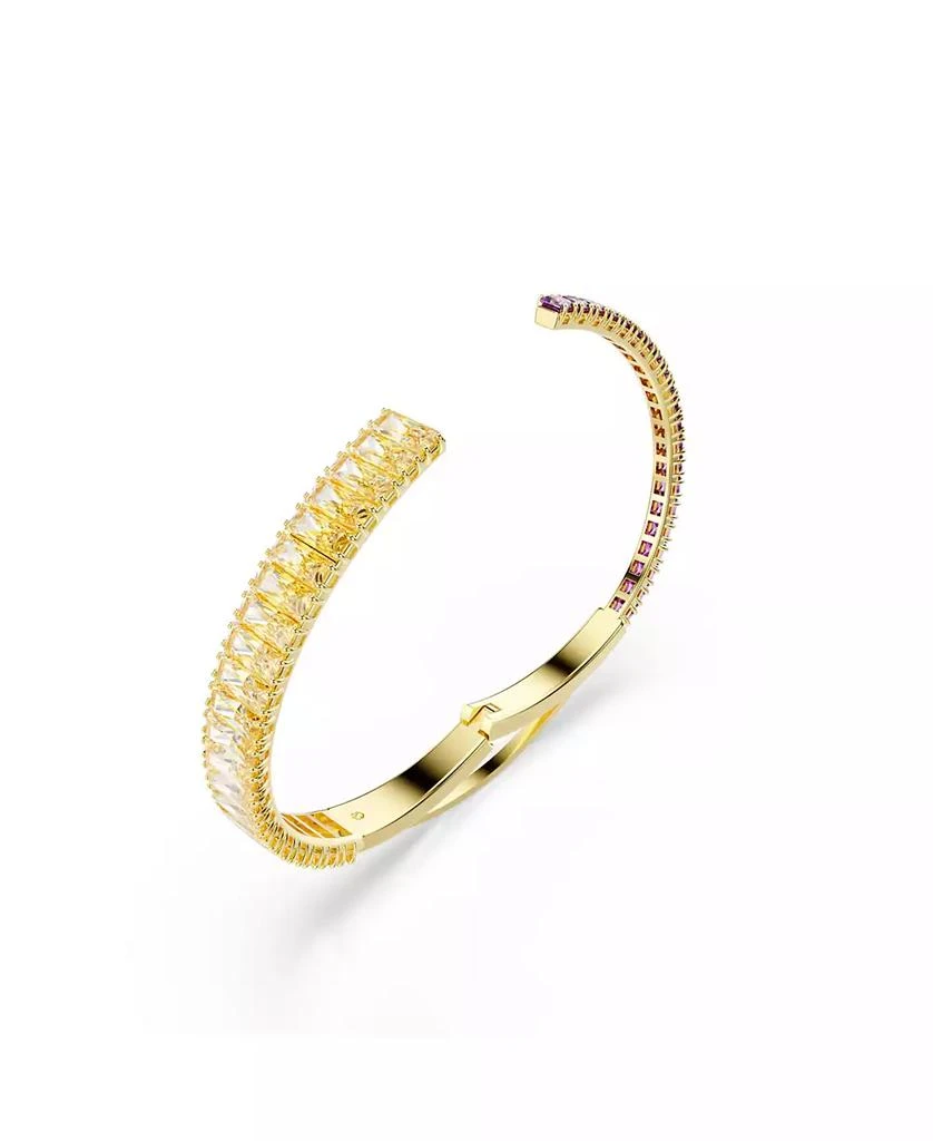 Swarovski Swaroski Matrix Gold-Tone Plated Bangle 4