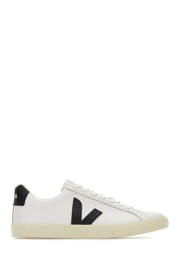 Veja White Leather Esplar Sneakers 1