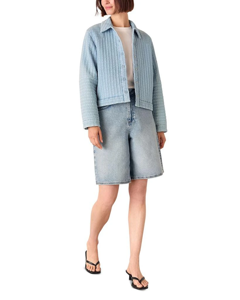 Whistles Quilted Chambray Jacket 2