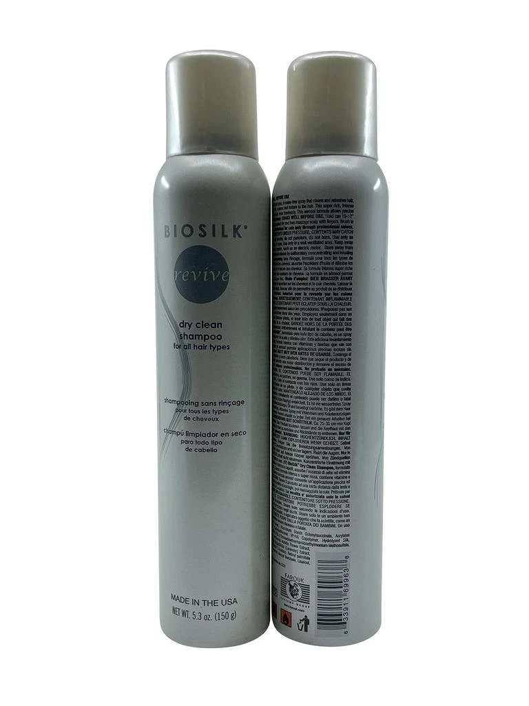 Biosilk Revive Dry Clean Shampoo 5.3 OZ Set of 2 3