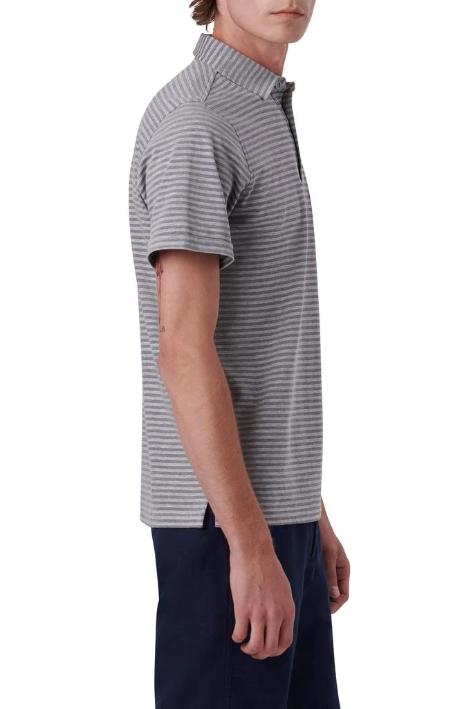 BUGATCHI Stripe Short Sleeve Cotton Polo 3