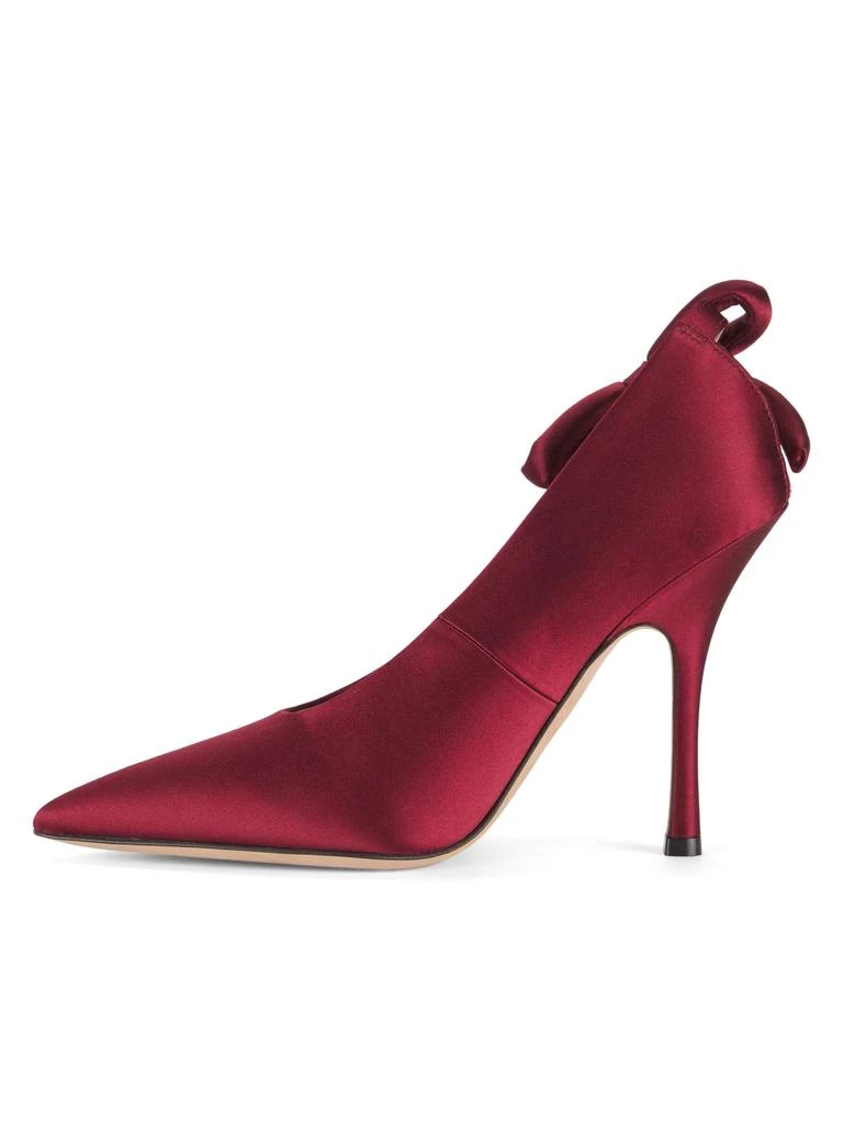 Valentino 105MM Bow Satin Pumps 4