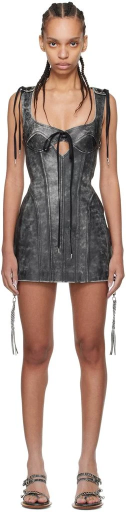 Black Nihil Leather Minidress  On Sale Now with Up to 80% Off | Discover  Exclusive Deals & Savings at BeyondStyle  Authentic KNWLS women|short  dresses with Limited-Time Discounts, Free Shipping, and