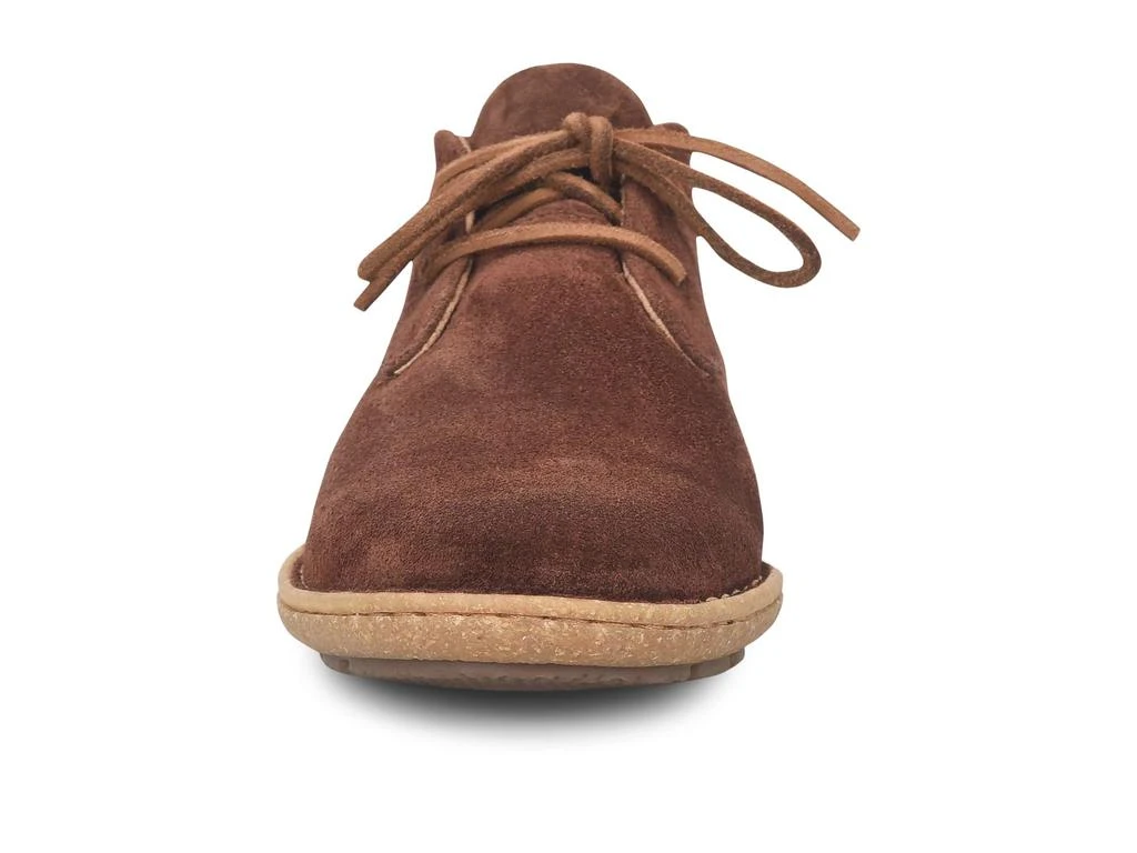 BORN Women's Naula II Bootie - Rustic Fold-Over Cuff Ankle Boot In Earthy Suede & Nubuck
