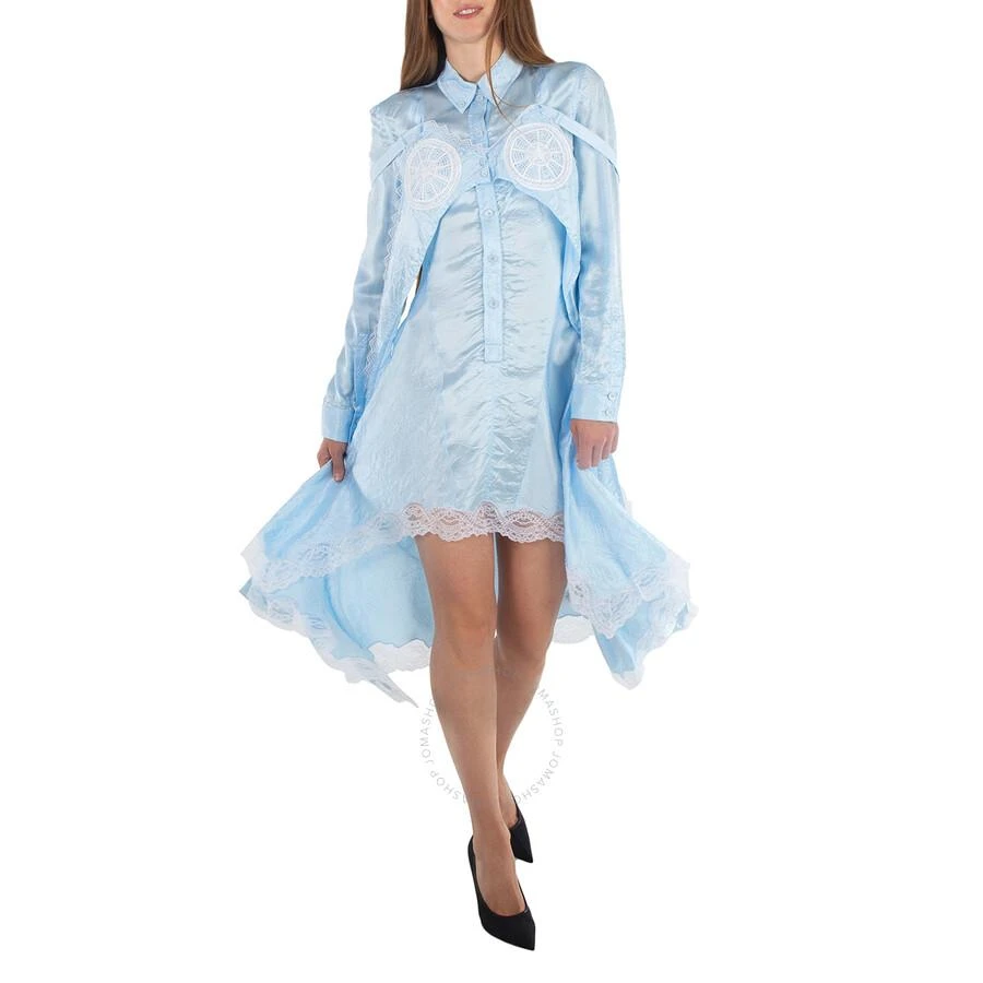 Burberry Crinkled Effect Long Sleeve Dress 2