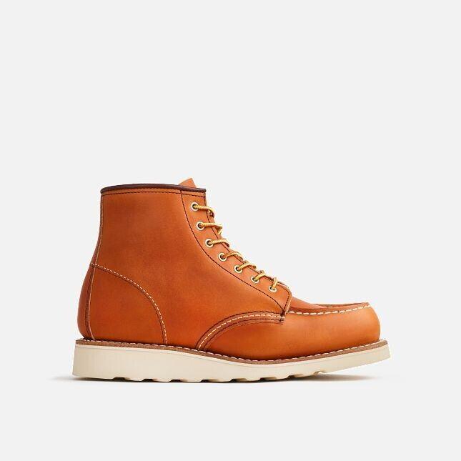 Red Wing Red Wing Heritage Classic 3375 Women's Brown Leather Moc Toe 6-Inch Ankle Boots