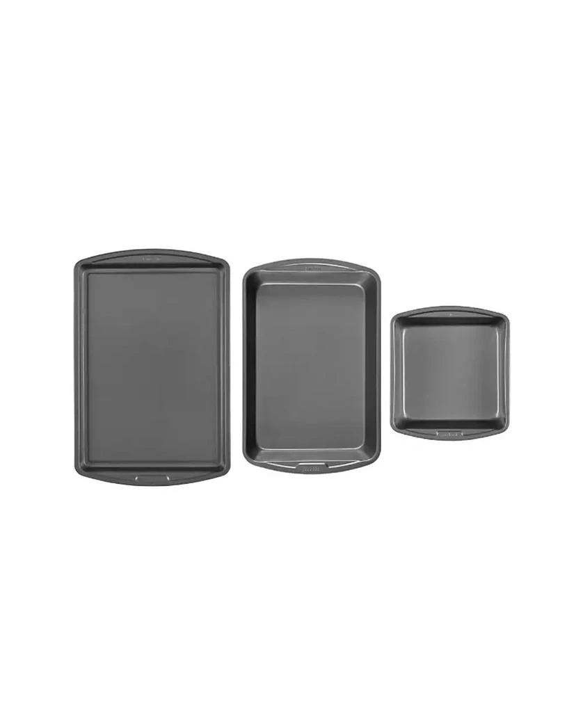 GoodCook Good Cook 3 Pack 8X8 Baking Pan with 13" x 9" Bake Pan and 13" x 9" Cookie Sheet 1