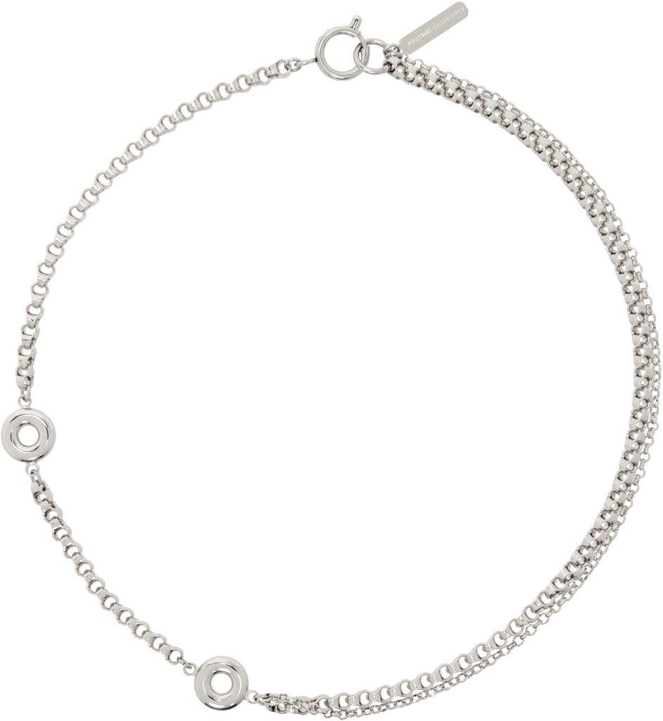 Justine Clenquet Silver Nelson Necklace