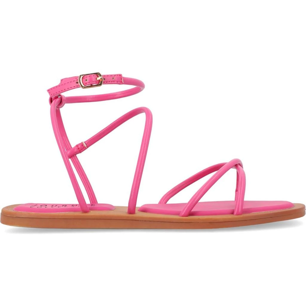 Journee Collection Farron Womens Faux Leather Strappy Sandals 2