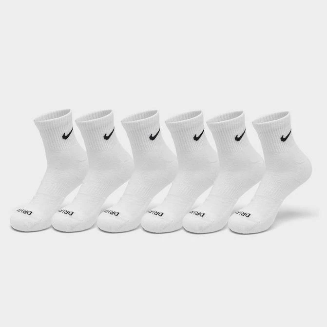 NIKE Nike Everyday Plus Cushioned 6-Pack Quarter Training Socks 1