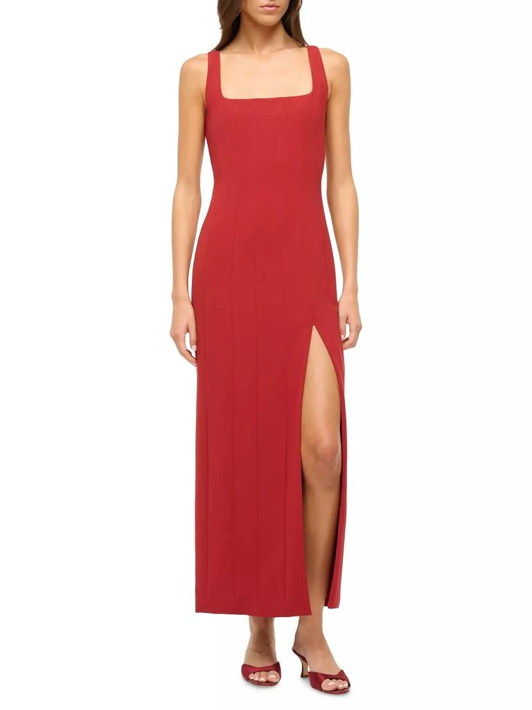 Staud Portrait Scoopneck Maxi Dress 2