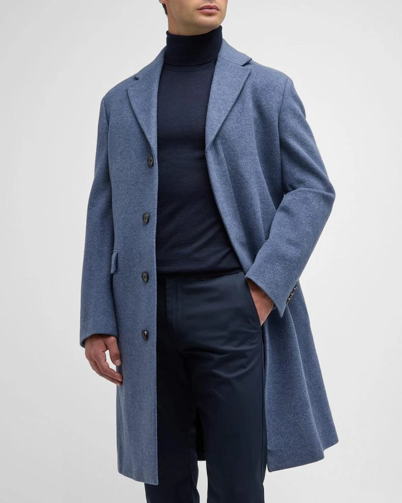 Cardinal of Canada Men's Mercer Classic Wool-Blend Topcoat 1