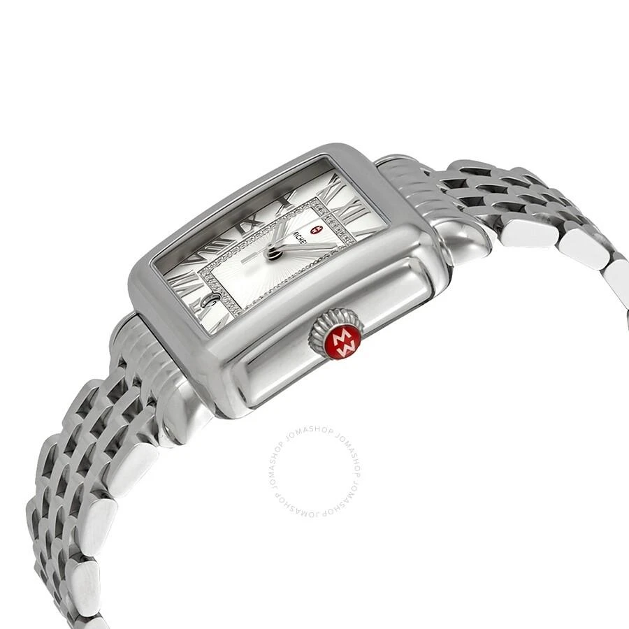 Michele Deco Madison Silver Sunray Diamond Ladies Watch MWW06T000141 2