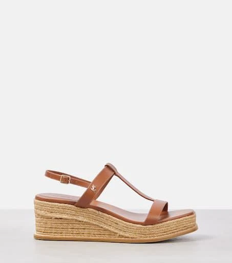 Jimmy Choo Theia 60 leather espadrilles wedges 4