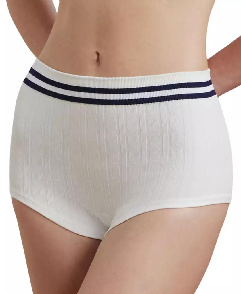 Ralph Lauren Women
s Cricket Cable Texture Girlshort Underwear 4L0191