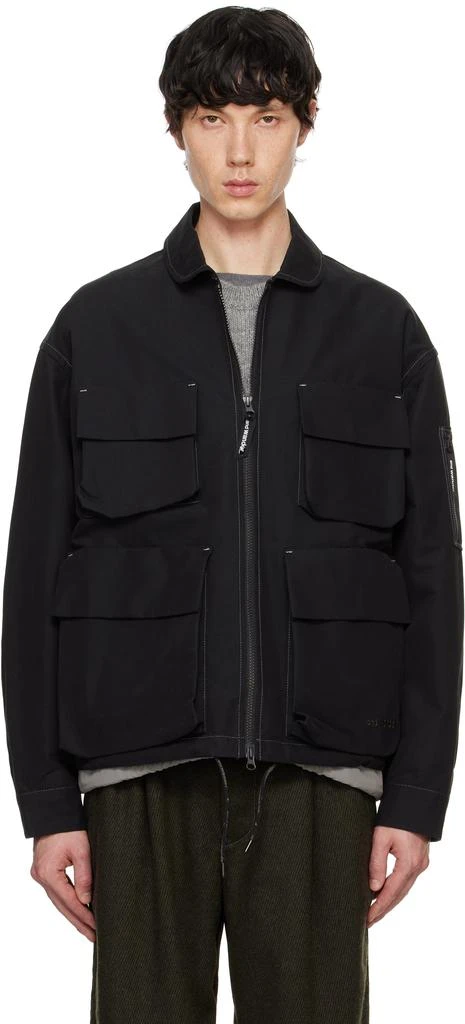 and wander Black C/PE Twill Field Jacket 1