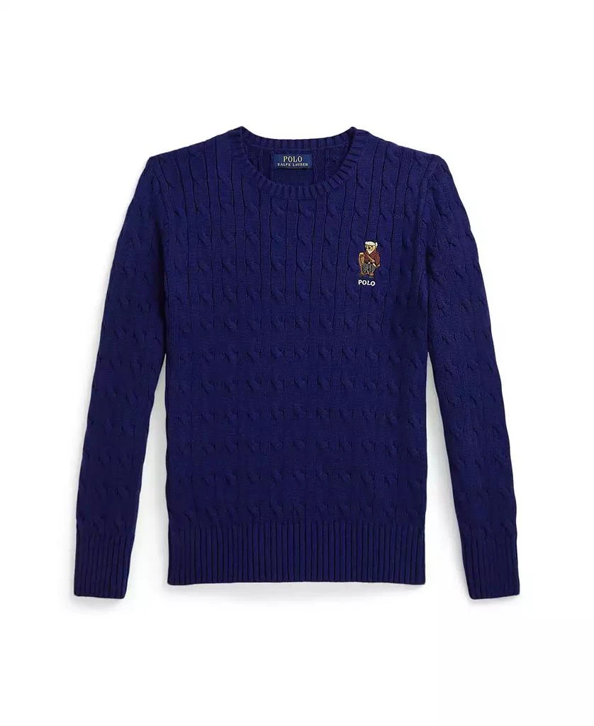 Ralph Lauren Boys
 8-20 Polo Bear Cable-Knit Cotton Sweater