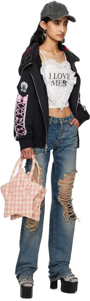 Ashley Williams Blue Ripped Jeans 4