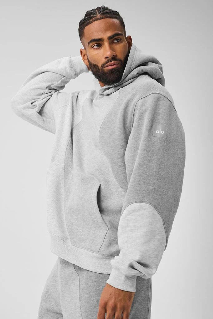 Alo Make Waves Hoodie - Athletic Heather Grey Tonal 4
