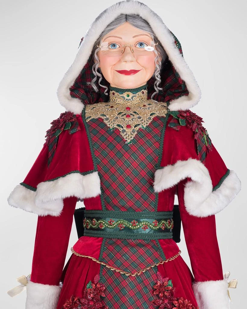 Katherine's Collection Life-Size Merry Magic Mrs. Claus Doll, 63.5" 4