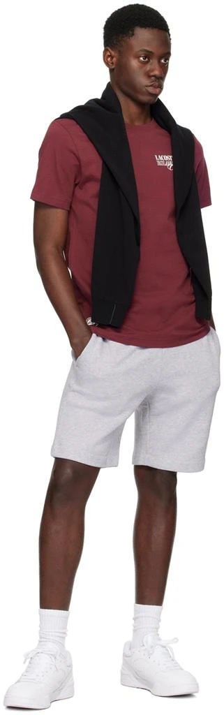 Lacoste Burgundy Roland Garros Edition T-Shirt 4