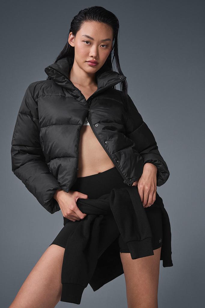 Alo Gold Rush Puffer - Black