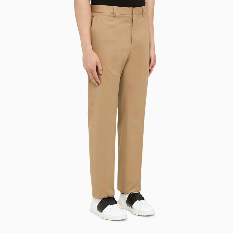 Valentino Beige cotton regular trousers 4