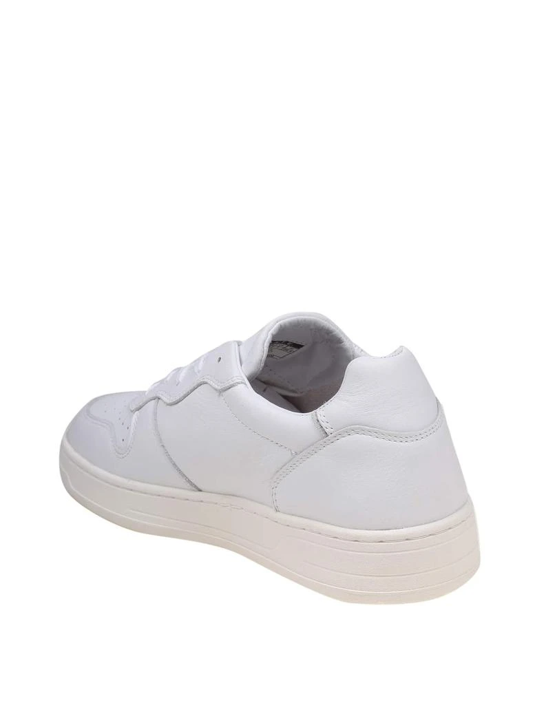 D.A.T.E. Court Sneakers In White Leather 3