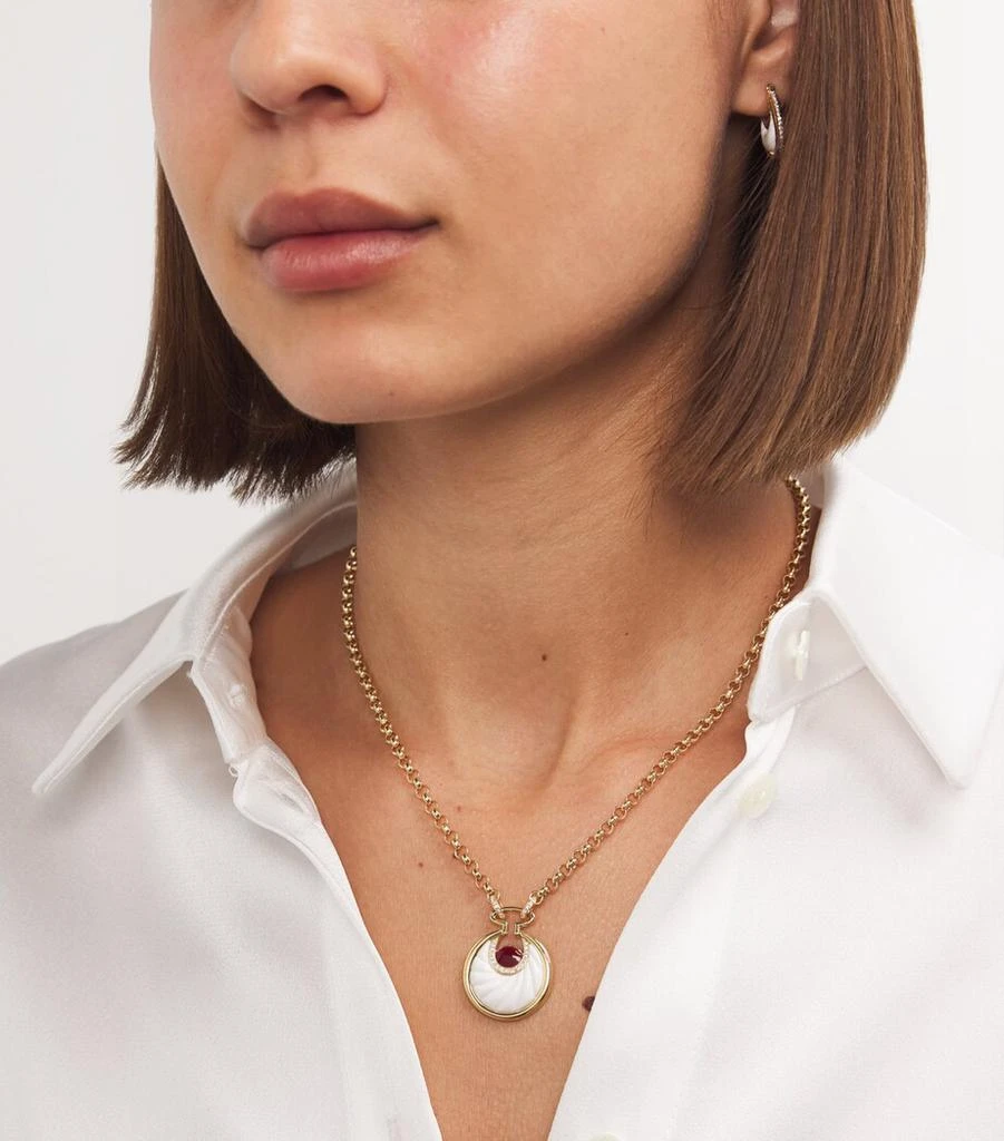 L'ATELIER NAWBAR Yellow Gold, Diamond and Onyx Circus Lot N*91 Necklace 4
