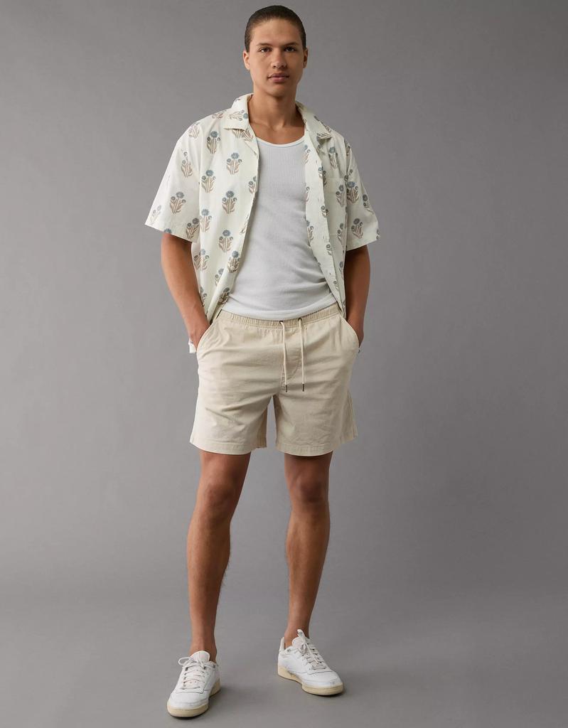 AE AE Floral Button-Up Poolside Shirt