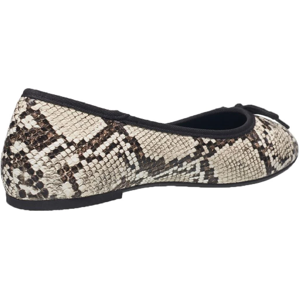 French Connection Diana Womens Faux Leather Snake Print Ballet Flats 2