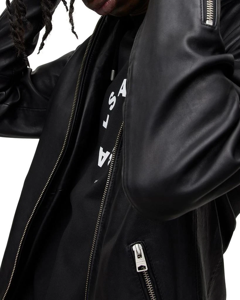 ALL SAINTS Harwood Leather Jacket 8