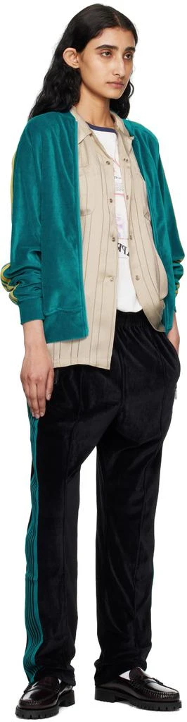 Needles Black Narrow Track Pants 4