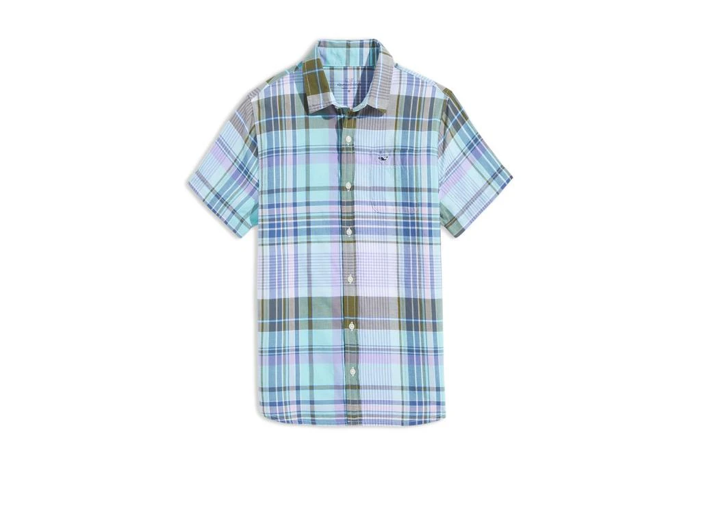 Vineyard Vines Kids Madras Short-Sleeve Shirt (Toddler/Little Kids/Big Kids) 1