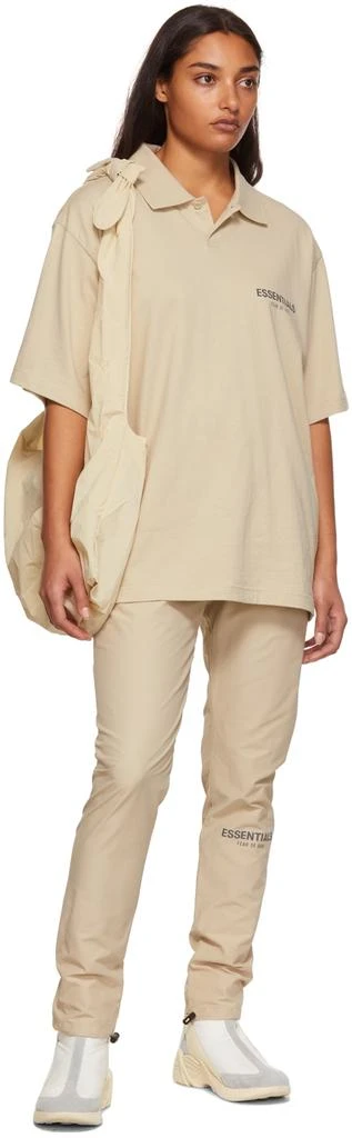 Essentials SSENSE Exclusive Beige Jersey Polo 4