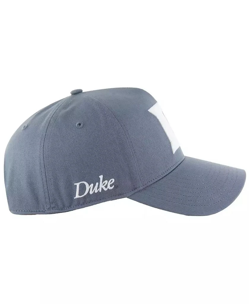 47 Brand Men's Gray Duke Blue Devils Foundation Offside Adjustable Hat 3