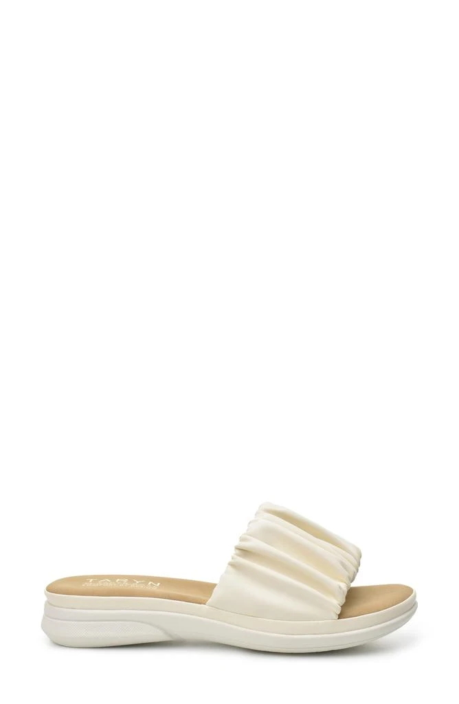Taryn Rose Pleated Slide Sandal 3