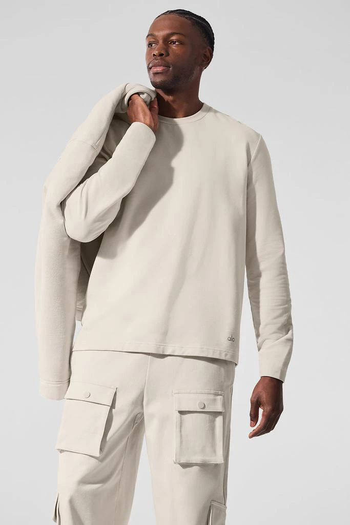 Alo Double Take Long Sleeve Crew - Bone 1