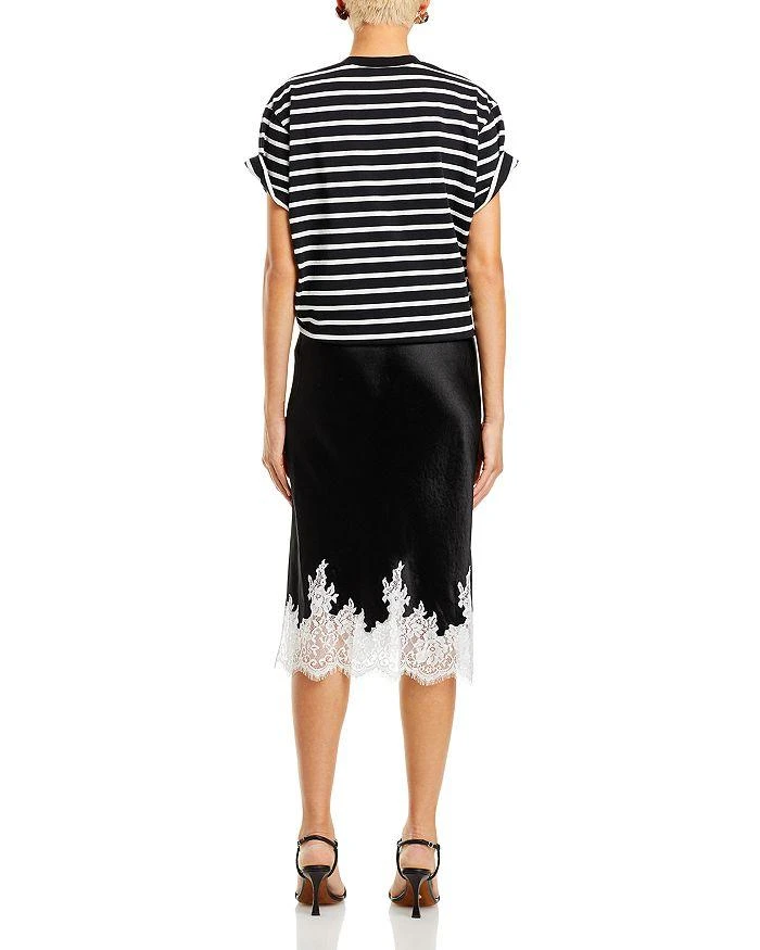 3.1 Phillip Lim Striped Draped T-Shirt Dress 4