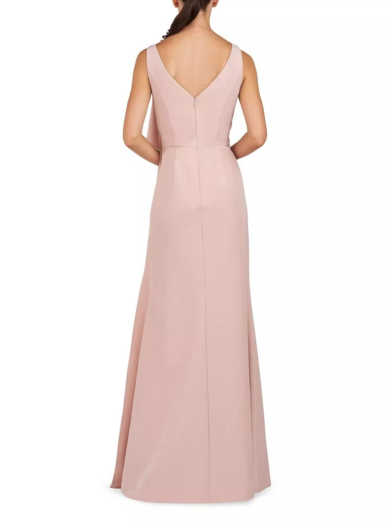 Kay Unger Anabella Draped Ruffle Gown 4