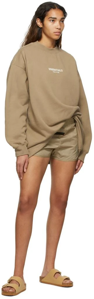 Fear of God ESSENTIALS Tan Nylon Shorts 4