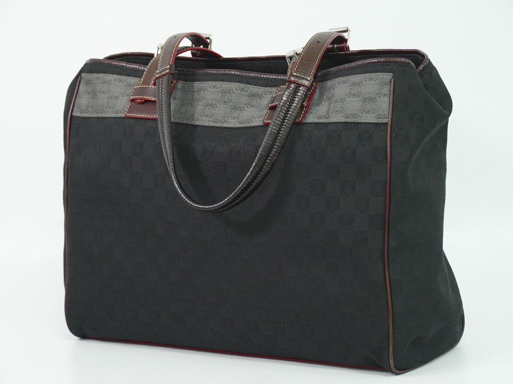 Loewe Anagram Canvas Tote Bag (Pre-Owned)