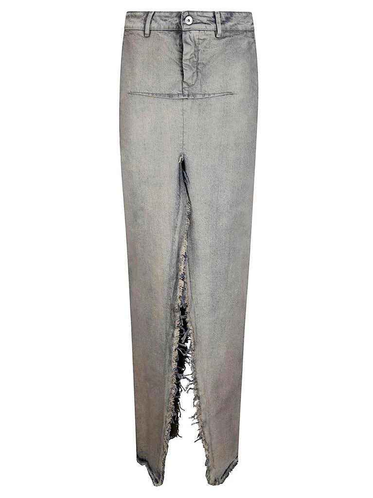 Rick Owens Rick Owens Concordians Runway Denim Sliced Skirt 1